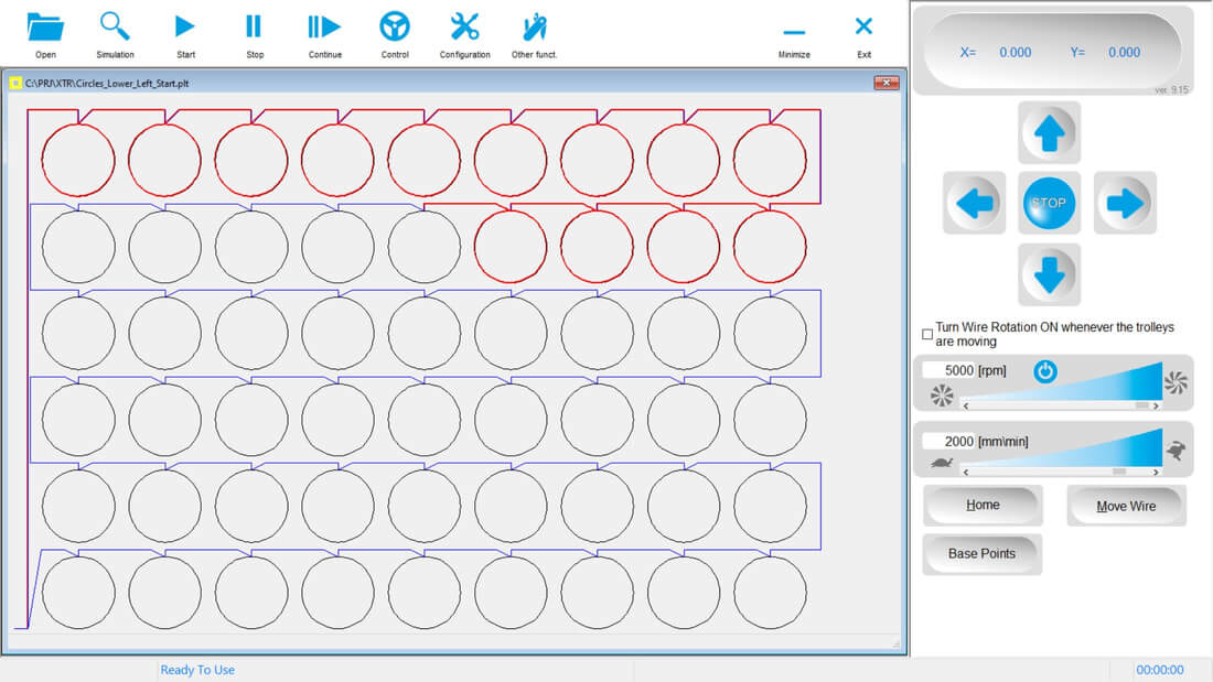 oprogramowanie maszyny do cięcia wełny